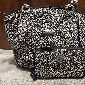 Vera Bradley Shoulder Bag with matching wallet